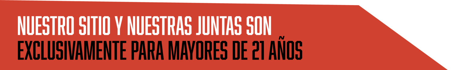 +21 Solo mayores de edad